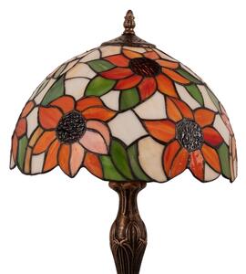 Brilagi - Tiffany vitrážová stolní lampa SUNFLOWER 1xE27/60W/230V