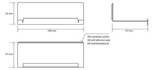 Bemeta Niva Polička 180 mm 101102365