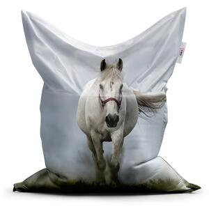 Sablio Sedací vak Classic Bílý kůň 3 - 150x100 cm