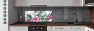 Skleněný panel do kuchyně Kaktusy pksh-116179692