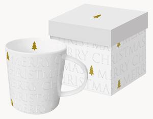 Vánoční hrnek z kostního porcelánu Trend