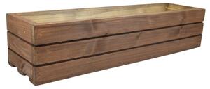 Proutídekorace Dřevěný truhlík z masivu - hnědý 70 cm