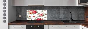 Skleněný panel do kuchyně Růže pksh-116349664