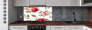 Skleněný panel do kuchyně Růže pksh-116349664