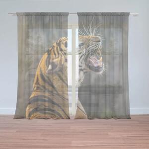 Sablio Záclony Řvoucí tygr: 2ks 150x250cm