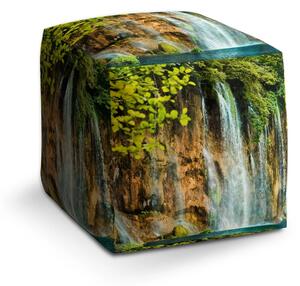 Sablio Taburet Cube Vodopád 2 - 40x40x40 cm