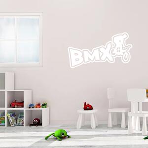 Sablio Samolepka na zeď: nápis BMX - 60x29 cm