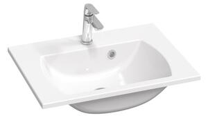 Umyvadlo Ravak Classic Slim 60x45 cm otvor pro baterii uprostřed XJX01160004