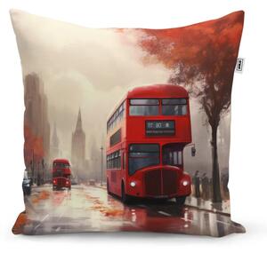 Sablio Polštář Londýn Double-decker 1 - 40x40 cm