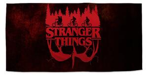 Sablio Ručník Stranger Things Red - 30x50 cm