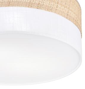 Stropní svítidlo SIRJA DOUBLE BOHO 2xE14/15W/230V pr. 35 cm béžová/bílá