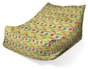 Sablio Sedací vak Lounge Nafukovací balonky - 80 x 95 x 50 cm