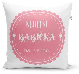 Sablio Polštář Nejlepší babička: 40x40 cm