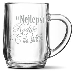 Sablio Půllitr Ti nejlepší rodiče na světě: 0,5 l