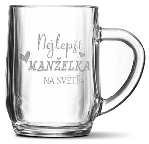 Sablio Půllitr Nejlepší manželka na světě: 0,5 l