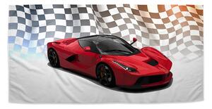 Sablio Ručník Ferrari Závodní vlajka - 30x50 cm