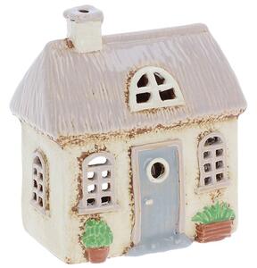 Keramický svícen Domek 14 cm