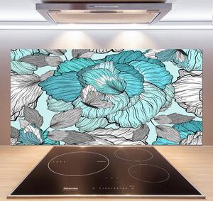Panel do kuchyně Květinový vzor pksh-117259293