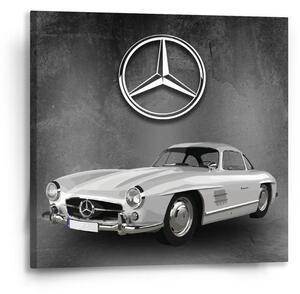 Sablio Obraz Mercedes-Benz 300 SL Šedé pozadí - 50x50 cm