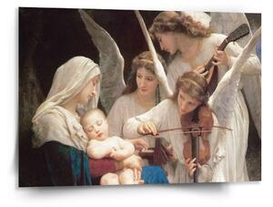 Sablio Obraz Panna s anděly - William-Adolphe Bouguereau - 150x110 cm