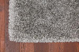 Kulatý koberec shaggy Ragolle Twilight 39001 9999 šedý Rozměr: průměr 120 cm