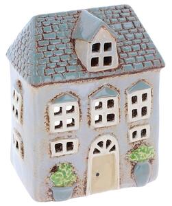 Keramický svícen Domek 17 cm