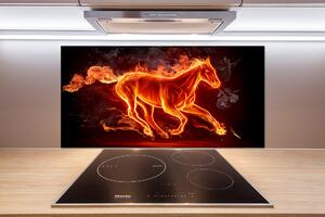 Panel do kuchyně Kůň v plamenech pksh-11746508