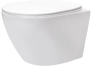Závěsná Wc Misa Rea Carlo Lux Rimless Bílý s funkcí bidetu
