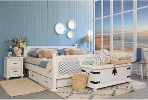 Massive home | Dřevěná postel Corona IV - výběr moření MHACC080 200 x 200 cm