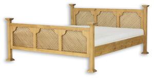 Massive home | Dřevěná postel Corona IV - výběr moření MHACC080 200 x 200 cm