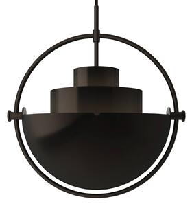 Závěsné svítidlo GUBI Multi-Lite, Ø 27 cm, černá/černá