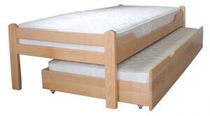 Postel z masivu K1 90 2N - buk Buk natural