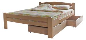 Postel z masivu K4 - buk 180 × 200 cm Buk natural
