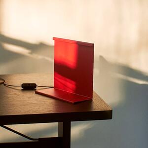 HAY LBM LED stolní lampa se stmívačem, červená