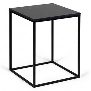 Hector Mramorový konferenční stolek Laval 45 cm černý