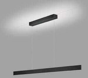 Závěsné svítidlo LED Fara, délka nahoru/dolů 152 cm černá