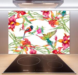 Panel do kuchyně Exotičtí ptáci pksh-119482221