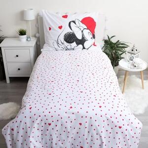 Jerry Fabrics Povlečení Mickey and Minnie Love 05 140x200, 70x90 cm