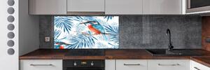 Panel do kuchyně Rostliny a pták pksh-119518845