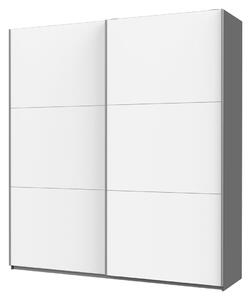 Skříň G-Caiser Doros s 2 dveřmi DTD, 220 cm, antracit / bílá