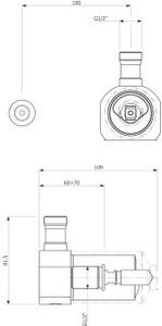 Villeroy & Boch TVW10611B15064 Univerzální vestavná vana Loop&Friends