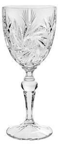 Bohemia Jihlava broušené sklenice na víno Pinwheel 260 ml 6 ks