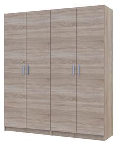 Skříň Promo s policemi 2+2 DTD 180×48×204 Dub sonoma