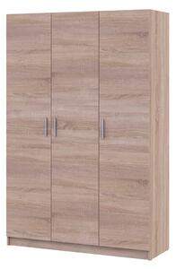 Skříň Promo se 3 dveřmi 135 cm, Dub Sonoma
