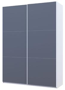 Skříň s posuvnými dveřmi G-Caiser Bílý Grafit 2 DTD / 3 části 160x60x240
