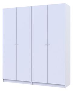 Skříň Promo s policemi 2+2 DTD 180×48×204 Bílá