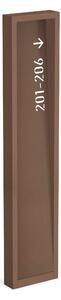 Lombardo Arke FULL Code LED venkovní sloupkové svítidlo IP66 AC DIRECT 1000mm2200KCorten