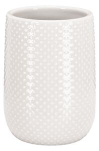 Kleine Wolke Dotty kelímek na kartáčky bílá 8030100852
