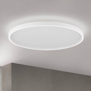 ORION LED stropní svítidlo MASCA, bílé, Ø 60 cm, kov, stmívatelné, stmívatelný, Bílá / opál, Obývací pokoj / jídelna, Hliník, Moderní
