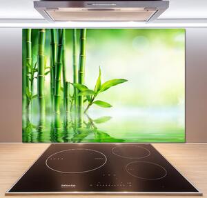 Skleněný panel do kuchyně Bambus pksh-120328411